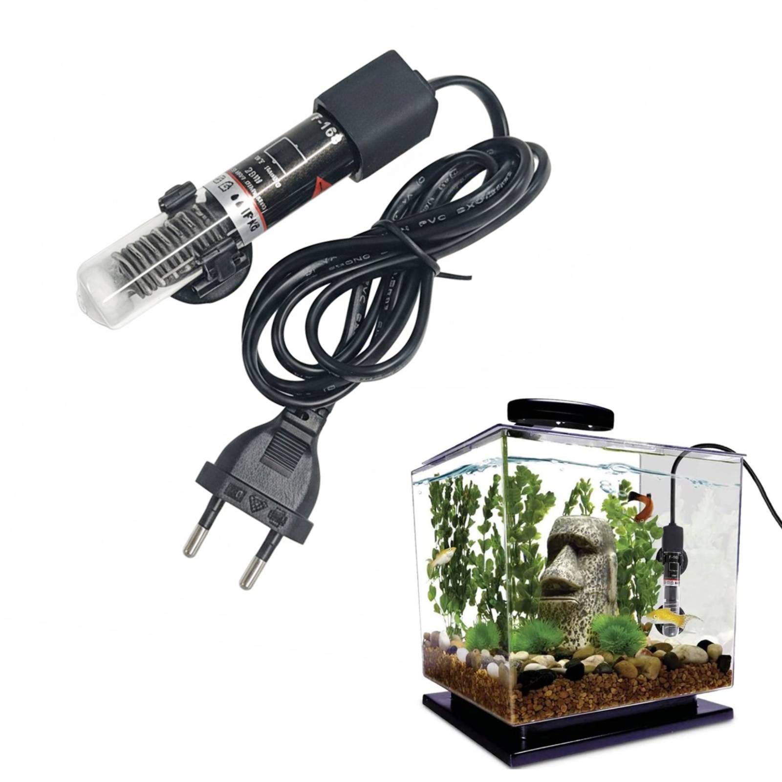 Marine Aquarium Heater - Mini Akvaryum Isıtıcı Dalgıç Balık Tankı