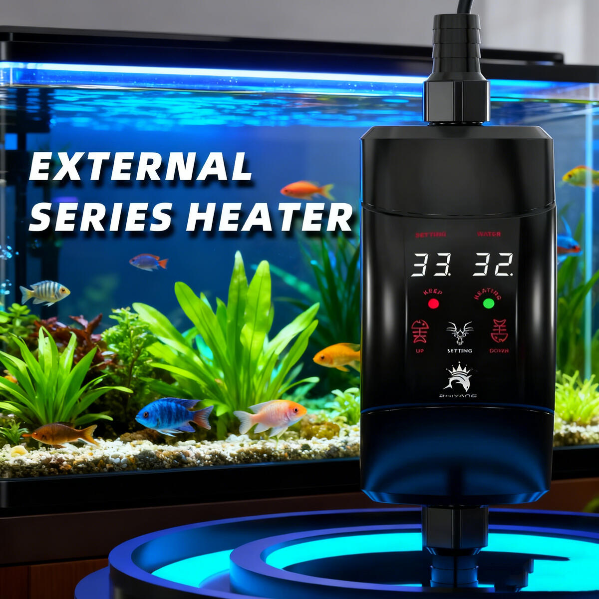 Marine Aquarium Heater - Harici Isıtma Çubuğu 300W -1200W Akvaryum