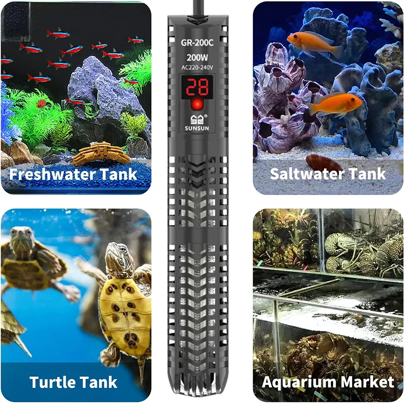 Akvaryumlar Dalgıç Isıtıcı Ekr - Marine Aquarium Heater incelemesi ve fiyatı