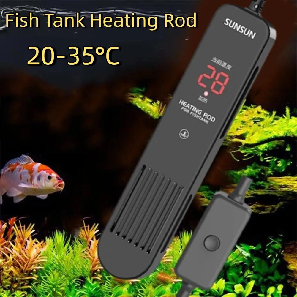 LCD Ekran 20-35 ° C Dijital Ba - Marine Aquarium Heater incelemesi ve fiyatı